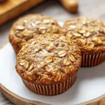 Healthy Banana Oatmeal Muffins