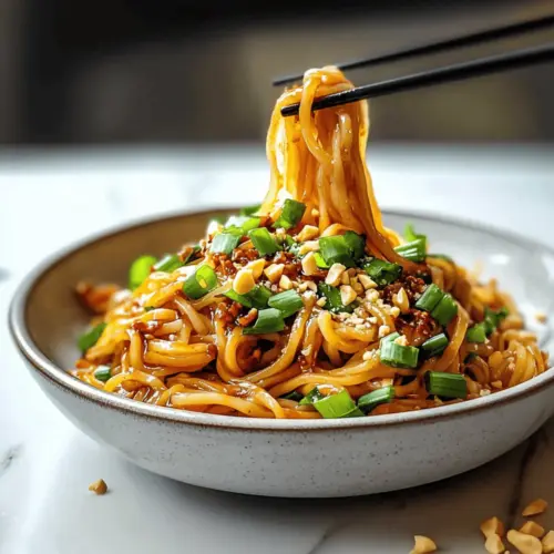 Easy Szechuan Noodles