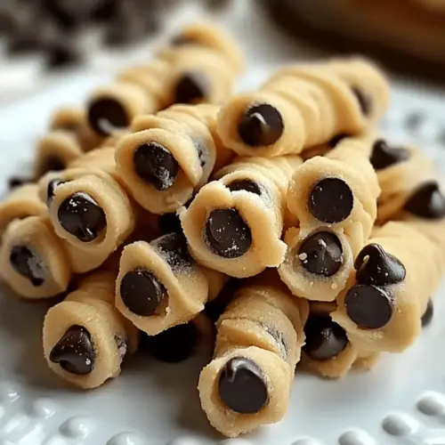 Chocolate Chip Cookie Dough Twists