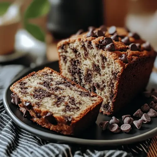 Banana Bread Recipe with Chocolate Chips
