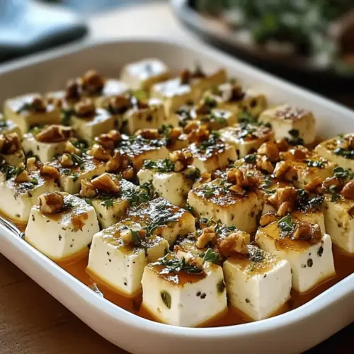 Sweet & Salty Feta Cubes