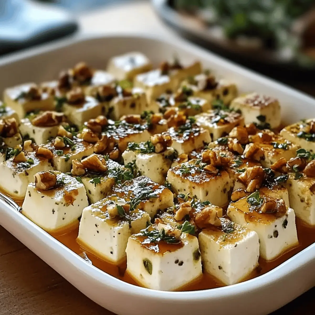 Sweet & Salty Feta Cubes