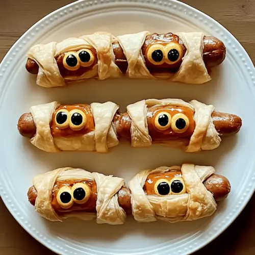 Puff Pastry Sausage Mummies