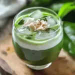 Iced Coconut Matcha Latte