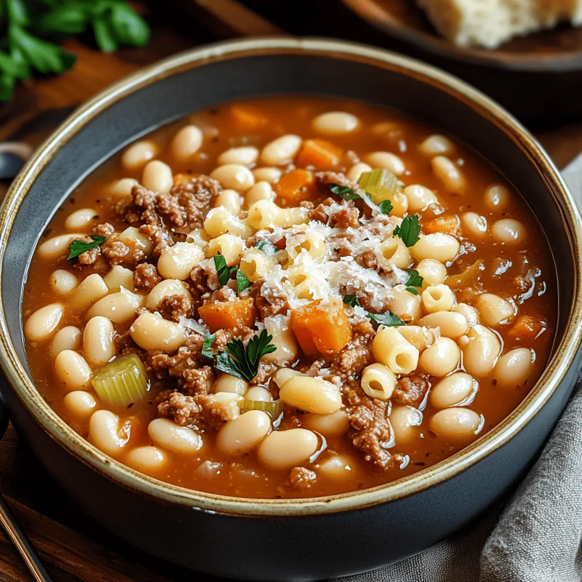 Pasta e Fagioli Soup