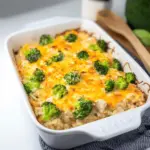 Cheesy Chicken Broccoli Rice Casserole