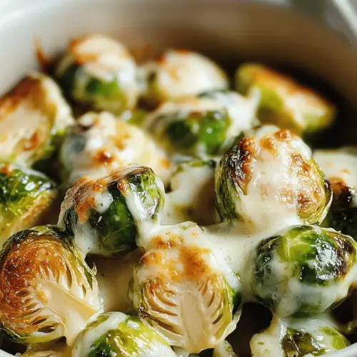 Creamy Baked Brussels Sprouts
