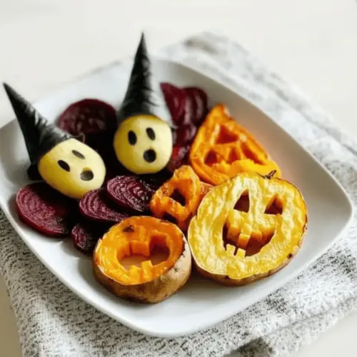 Halloween Roasted Veggies
