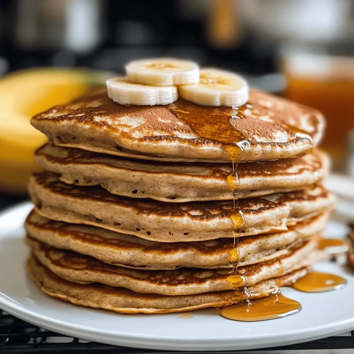 Easy Banana and Oats Pancakes