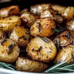 Crispy Rosemary Butter Roasted Potatoes