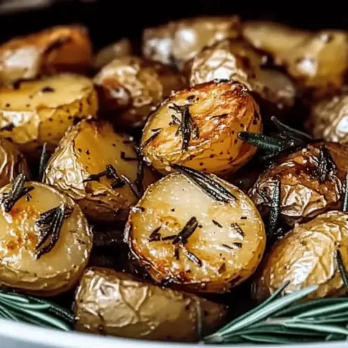 Crispy Rosemary Butter Roasted Potatoes