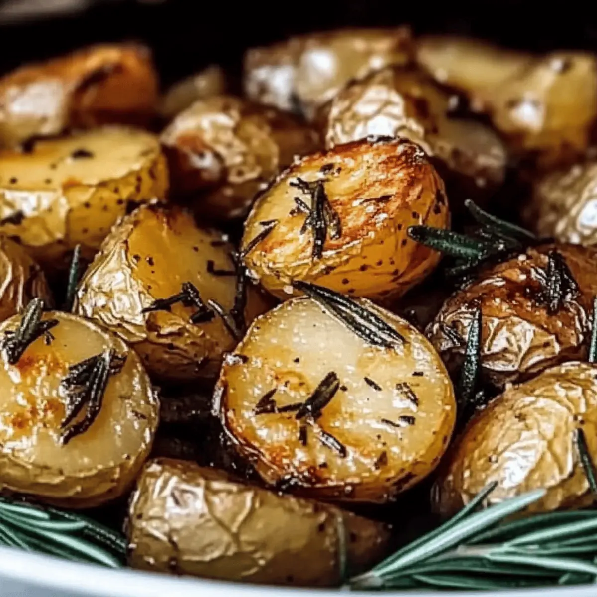 Crispy Rosemary Butter Roasted Potatoes