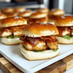 Maple Chicken Bacon Sliders
