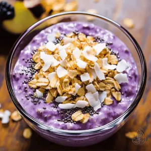 UBE Overnight Oats
