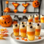 Candy Corn Jello Cups