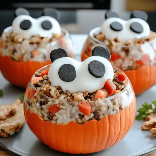 Ghostly Yogurt Parfaits
