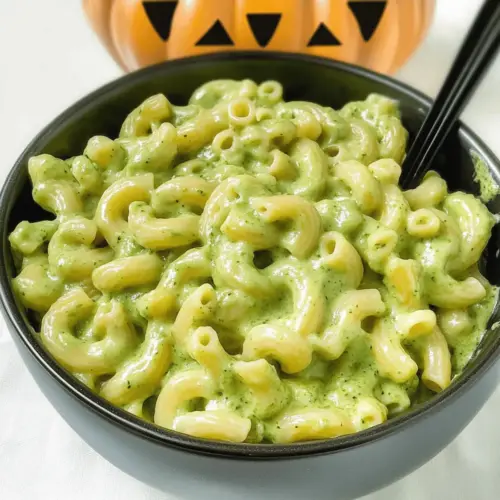 Halloween Mac and Cheese