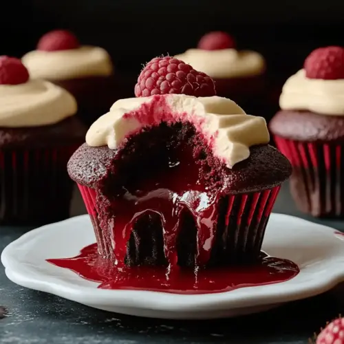 Halloween Vampire Bite Cupcakes