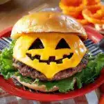 Jack-o’-Lantern Burgers
