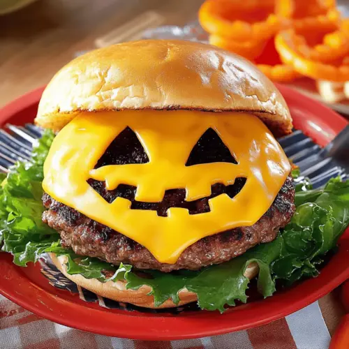 Jack-o’-Lantern Burgers