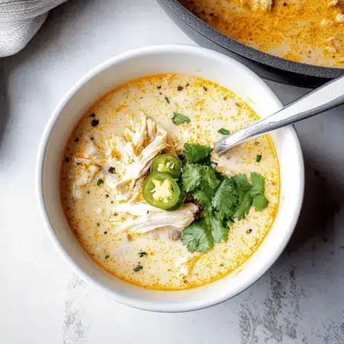 Keto White Chicken Chili