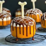 Spiderweb Caramel Apples