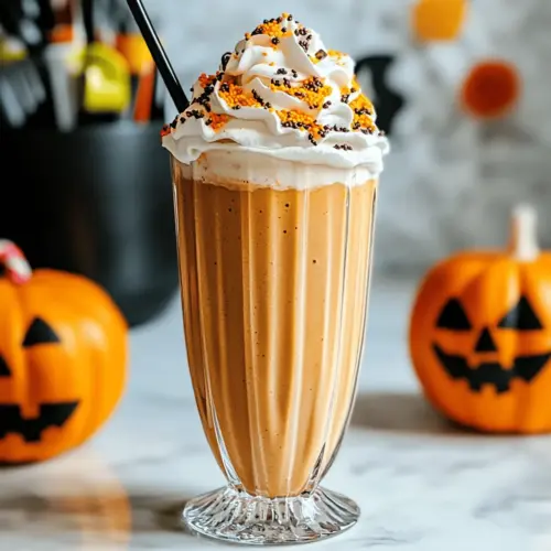 Spiked Pumpkin Pie Milkshake