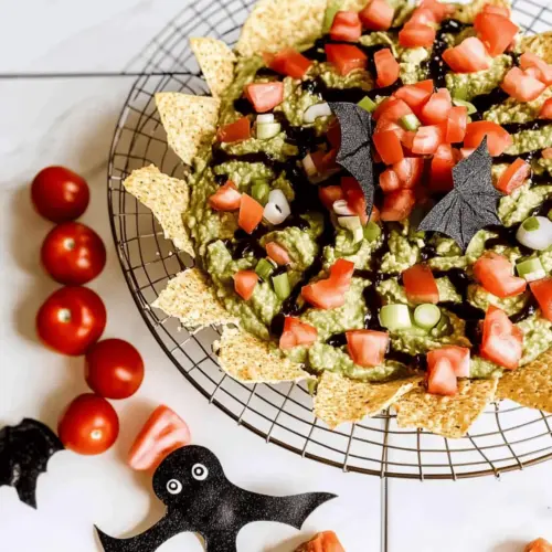 Spooky Halloween 7 Layer Dip