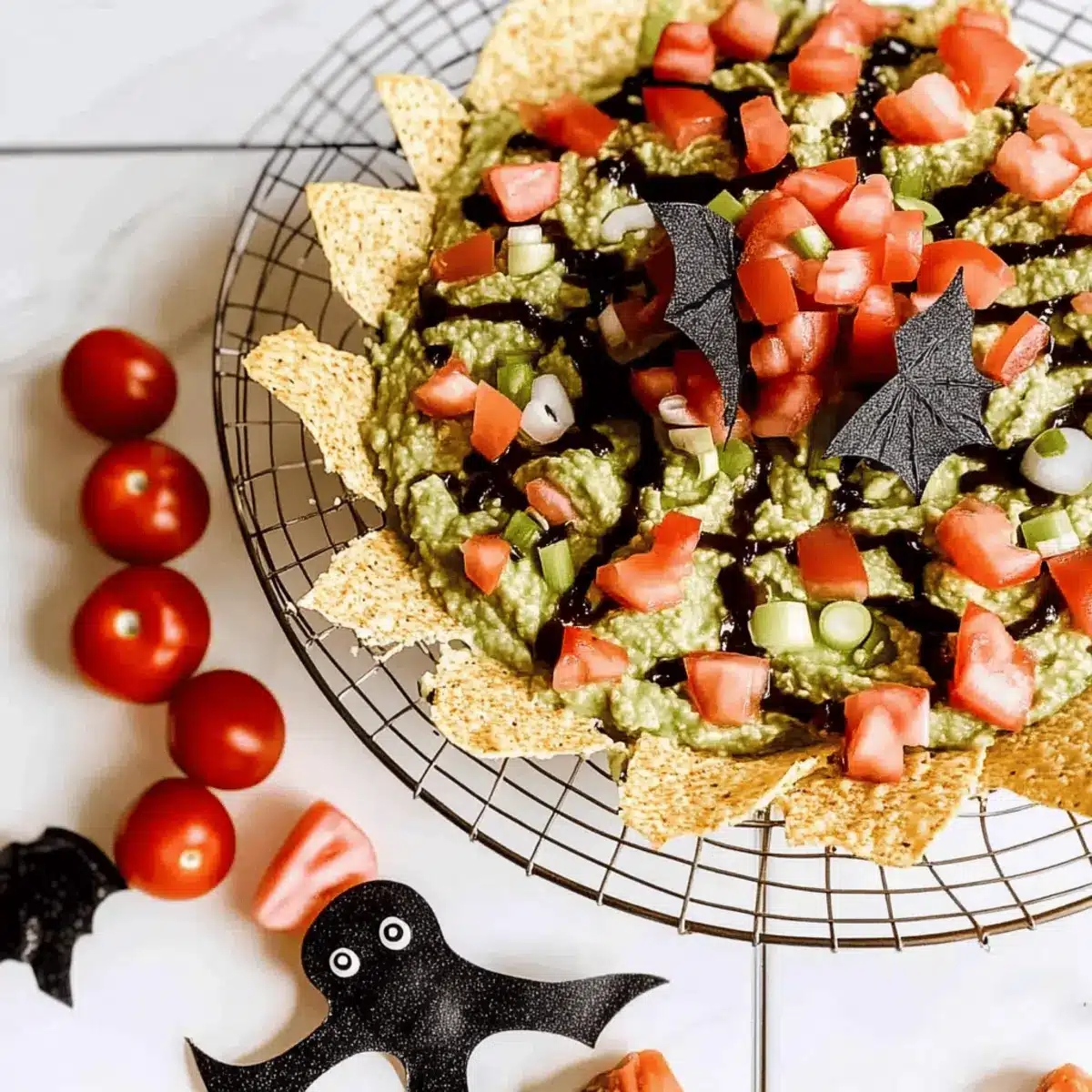 Spooky Halloween 7 Layer Dip