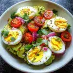 Workout Egg Avocado Salad