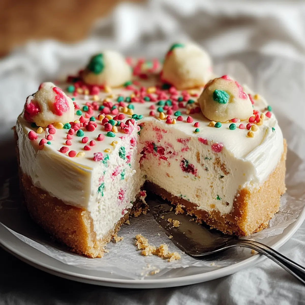 Sugar Cookie Cheesecake