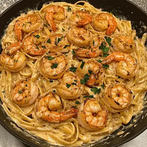 Cajun Shrimp Alfredo Pasta
