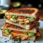Chicken Avocado Melt Sandwich