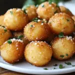 Crispy Parmesan Garlic Potato Balls