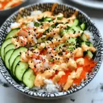 Easy California Roll Sushi Bowls