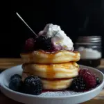 Fluffy Japanese Soufflé Pancakes
