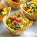 Guacamole Cups with Corn