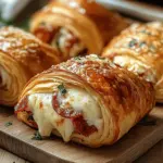 Mozzarella Pepperoni Croissant Rolls