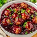 Quick Cranberry Meatballs