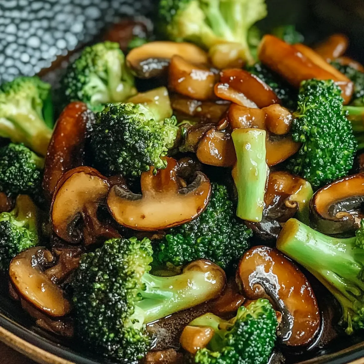Broccoli and Mushroom Stir Fry