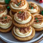 Gingerbread Cheesecake Cookies