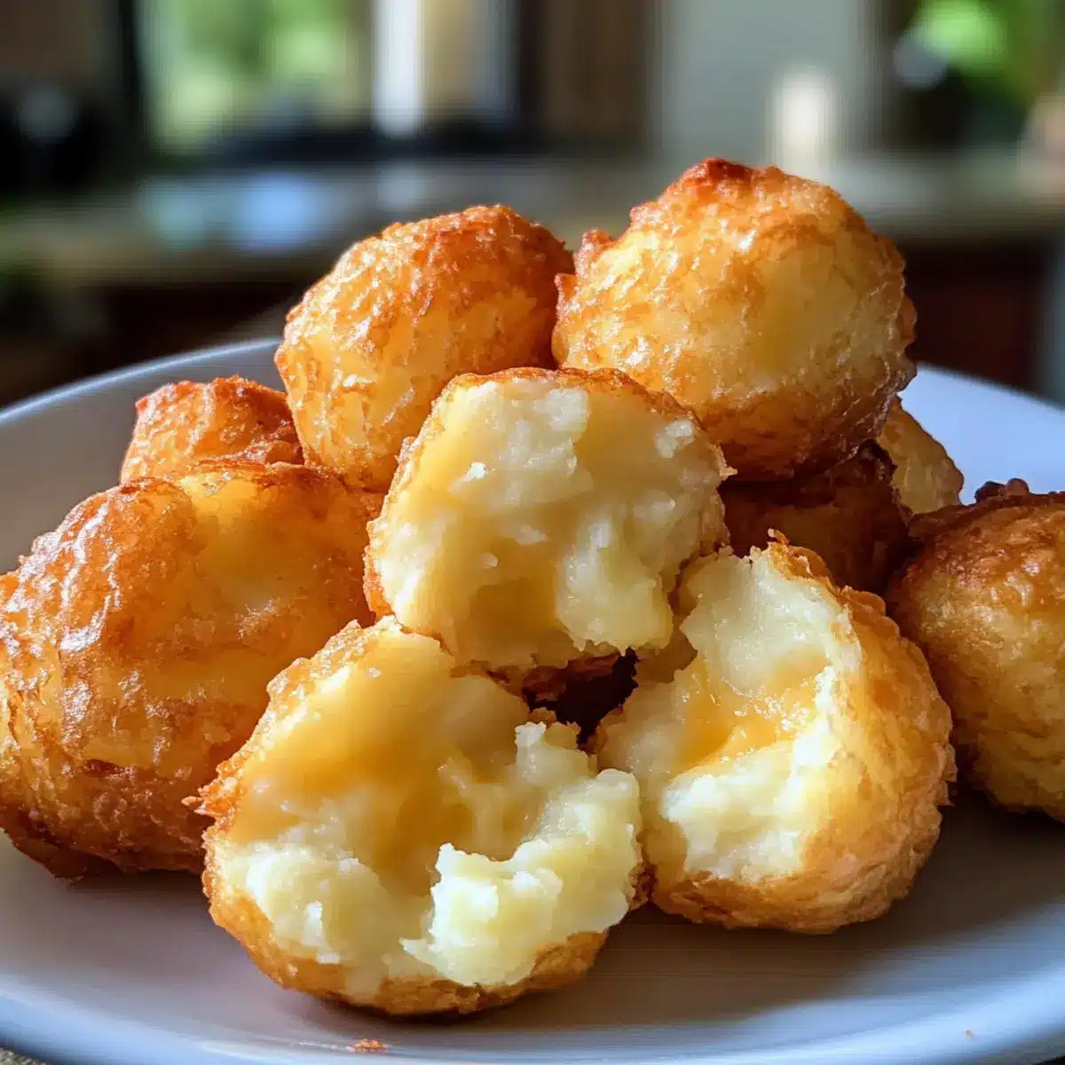 Crispy Mashed Potato Cheese Puffs