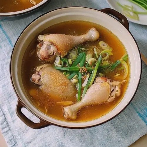 Taiwanese Sesame Oil Chicken Soup
