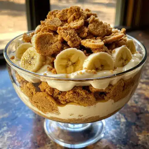 Vegan Biscoff Banana Pudding