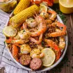 Cajun Seafood Boil with Garlic Butter Sauce