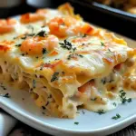 Shrimp & Crab Alfredo Lasagna Roll-Ups