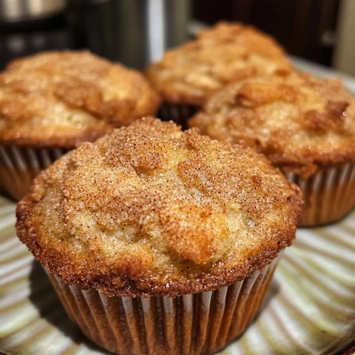 Cinnamon Banana Bread Muffins