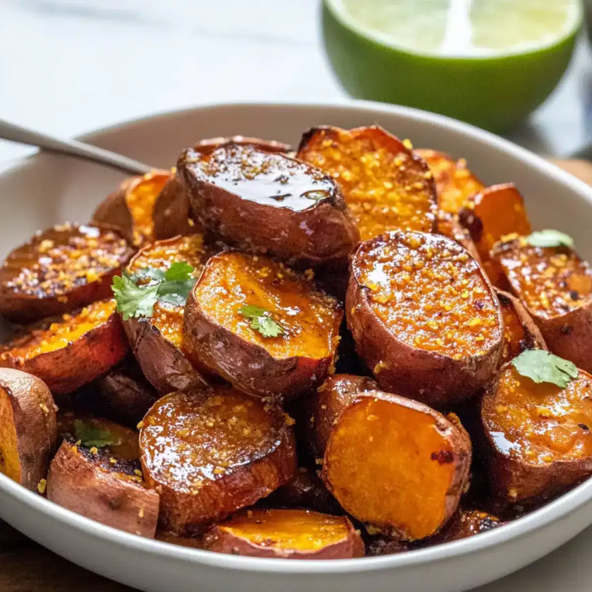 Sweet and Spicy Mexican Roasted Sweet Potatoes