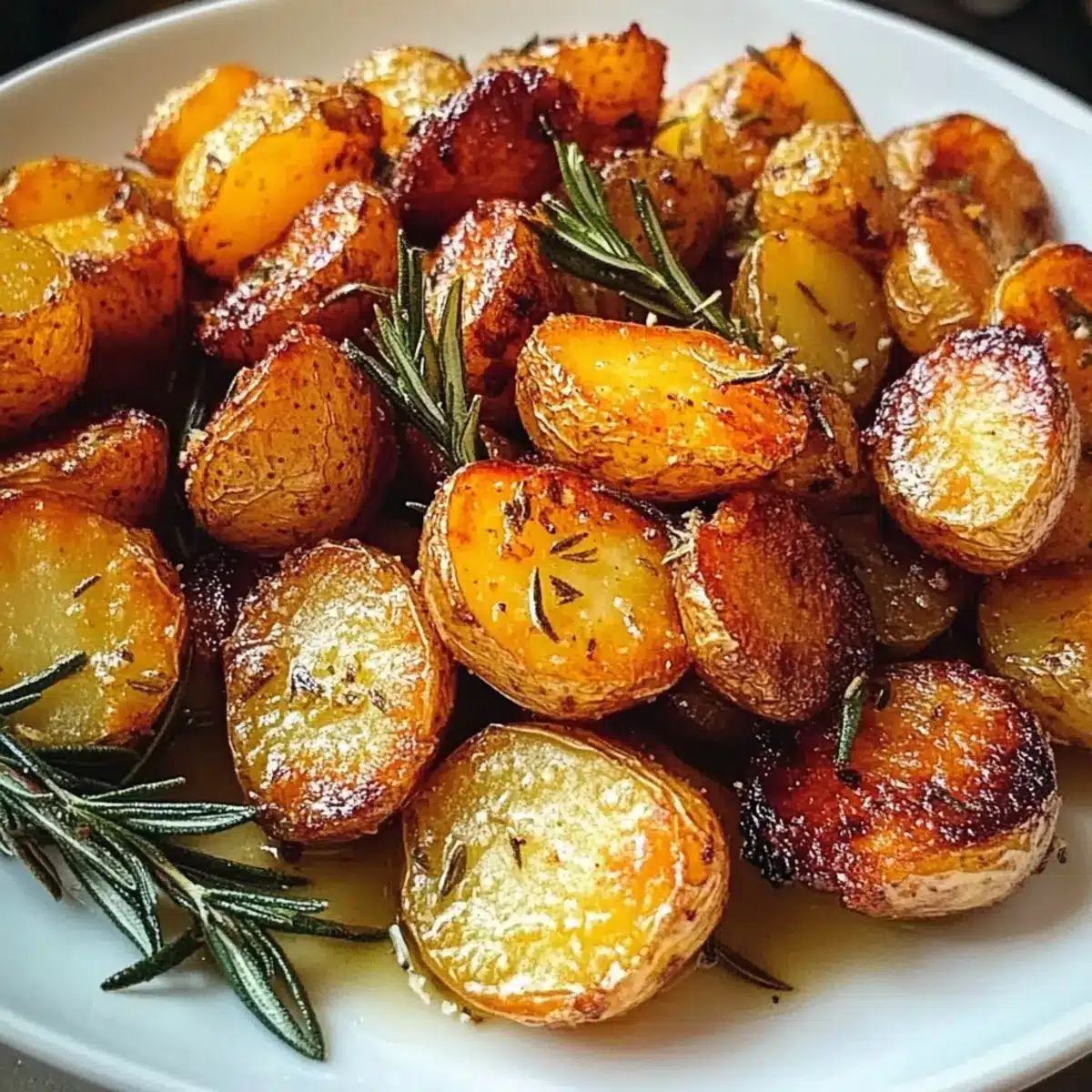 Crispy Garlic Rosemary Roast Potatoes