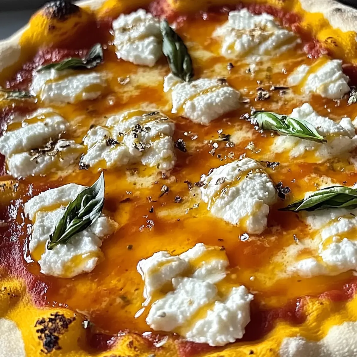 Hot Honey Ricotta Pizza